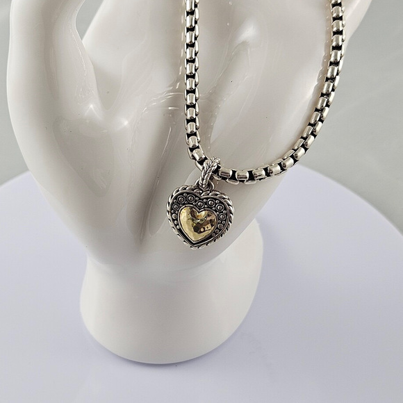 JAi by John Hardy Sterling and 14K Gold Love Charm Bracelet - Picture 4 of 12